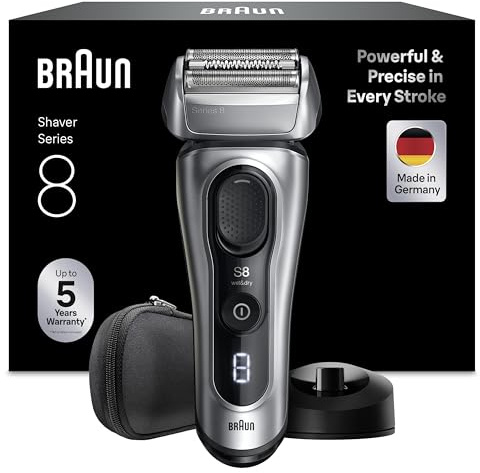 Braun Rasierer Herren Elektrisch Series 8, 8617s, Silber