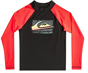 Quiksilver Next Gen - Langärmliger Rashguard mit UPF 50 für Jungen 2-7 Rosa