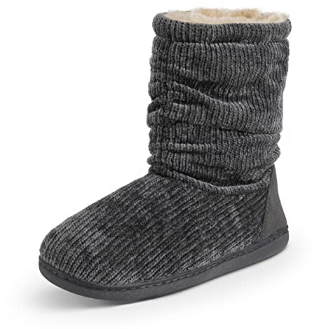 Polar Pantofole da donna con fodera in sherpa, in memory foam e suola in gomma antiscivolo, morbide, calde e soffici ciabatte, pantofole per stivali, da interno