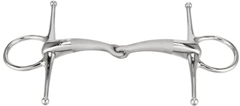 Sprenger SATINOX Schenkeltrense 14 mm einfach gebrochen - Edelstahl rostfrei, 135 mm Weite