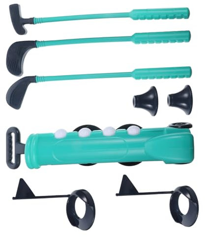 FUNNETOYU 1 Satz Golfbälle Kindergolfclubs -golfschläger Outdoor- Für Golfschläger Für Kleinkinder Sportspielzeug Golfspielzeug Golfruten Plastik Blue