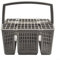 Panier à couverts de rechange compatible avec les modèles SMZ5100 SZ73100 Z7863X0 en plastique gris 211 mm de hauteur