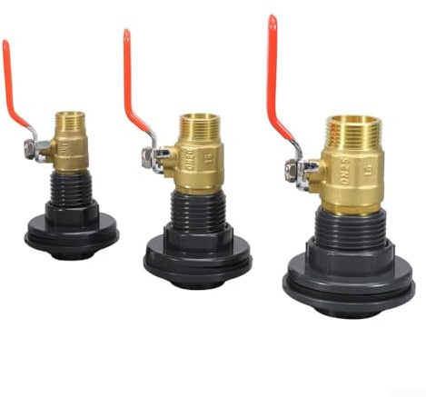 Valvola a sfera in ottone con filettatura maschio BSP da 30,5 cm, ottimizzata per alta pressione e installazione flessibile (1/2)