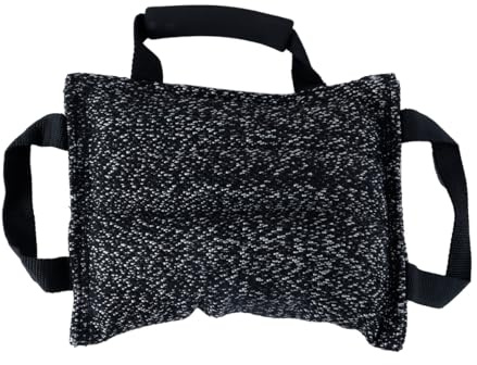 Hoite Jute Dog Bite Cushion with Handles – Durable Interactive Training Tool (Tug of War, for Puppies & Dogs)
