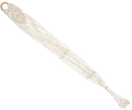 Alipis Gancio per Ukulele in Macramè Cotone e Lino, Decorazione da Parete Stabile e Elegante, per Casa e Giardino Design Unico e Semplice