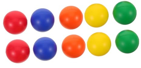 Alasum 10 pezzi Paddle Ball Colorato per Giochi all Aperto Spiaggia e Parco Palline Ergonomiche per Adulti Divertimento Estivo Interattivo