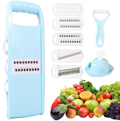 Tritatore Di Alimenti - Tritatore Ergonomico Sicuro e Antiscivolo - Affettatrice Per Verdure Da Cucina,Per Patate Formaggio Carne Aglio Insalata Frutta Uova E La Cottura Del Pollo