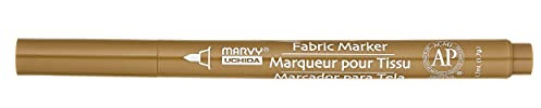 Uchida 522-C-27 Marvy Fine Point Fabric Marker, Khaki