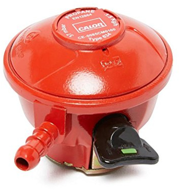 CALOR GAS Patio Gas 27mm Clip-On Regulator, Red, One Size