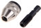 MALAYAS 1/4 Keyless Chuck 0.3-6.5mm 3 Jaw Keyless Drill Chuck Adapter Conversion Tool Hex Shank-Holds Micro