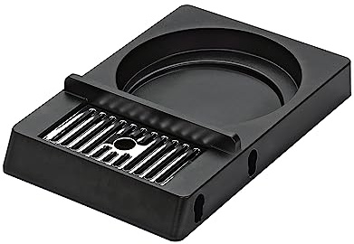 Service Ideas APDT1LBL Modular Airpot Rack with Drip Tray for 1 Airpot, Plastic, Black