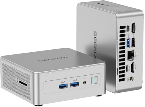 GEEKOM NUC AE7 minidator, AMD Ryzen 9 minidatorer 7940HS processor (8 kärnor och 16 trådar, upp till 5,2 GHz), DDR5 32 GB + 1 TB SSD, minidator, Windows 11 Pro, AMD Radeon™ 780M/WiFi 6E/Bluetooth 5.2