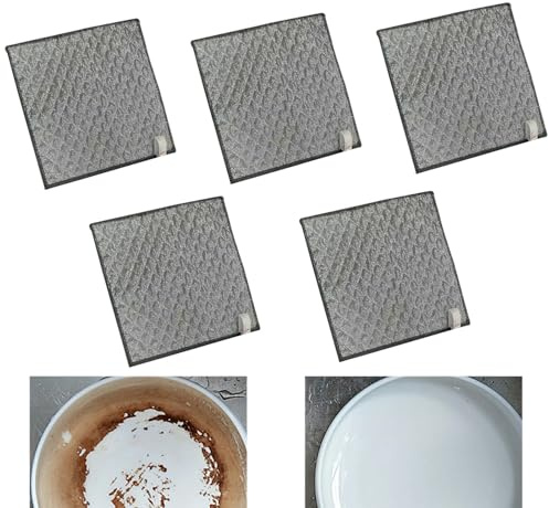 Strofinacci Lavastoviglie Stracci Riutilizzabili Multifunzione per Cucina,