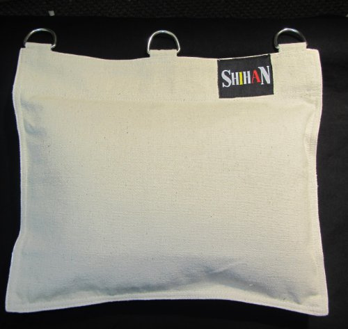 XTRAFITNESS MAKIWARA - Canvas Wall Mounted Bag 1 Section - White