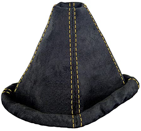 L&P A120-2 Schaltsack Schaltmanschette aus weicher Microfaser mit Naht in gelb