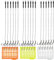18pcs Karpfenangeln Haar-Rigs Boilie Rig Karpfen Vorfach Geflochtene Schnur Angelhaken Handgefertigt Karpfenrigs mit Boilie-Stoppers (8245 Karpfenrigs-21STK)