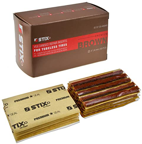 Stix Vulkanisierungsstreifen Reifenreperatur 50x Reifen Streifen Kurz PKW LKW 6mm Set