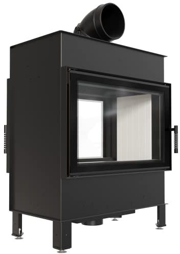 KRATKI Kamineinsatz Heizeinsatz Kaminkasette Kaminofen Lucy 14 Tunnel Kamin Einsatz