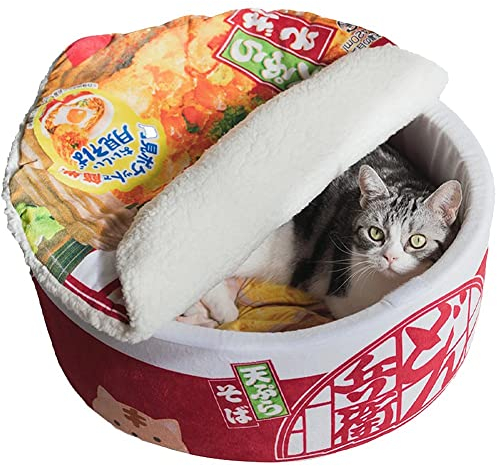 Stakee Pet Cat Nest Nudet Eimer Hunde Bett Katze Schlafhaus Plüsch Haustier Schlafbett Für Kätzchen Möbelzubehör