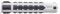 Wuerth 590680846 2K Kunststoff Shark Twist, DBL-KST-SHARK-TWIST-8x46 Allzweckdübel, Weiß-Anthrazit