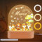 Personalisierte Geschenke Baby Nachtlicht, LED Nachttischlampe für Kinder,Babygeschenk Geschenk zur Geburt,3 Beleuchtungsmodi Nachtlampe, Personalisierte Geschenke Junge Mädchen