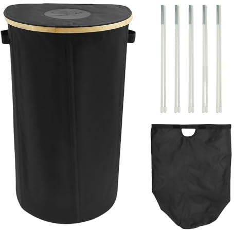 Recogedor de botellas - bolsa de almacenamiento para botellas, contenedor de reciclaje interior, almacenamiento para botellas | Contenedor de reciclaje de tela Oxford de 26 galones con por
