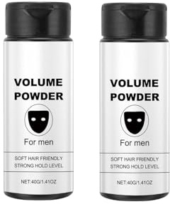 2x Volympuder För Män, Hårstylingpuder, Långvarigt Stylingpuder, Ger Direkt Textur Och Volym, Lätt Att Applicera Och Bära, Naturliga Ingredienser, Stark Stadga