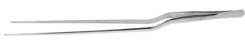 Alipis 3pcs Stainless Steel Food Tweezers Tongs Practical Kitchen Clamp for Home Restaurant and Cafe Use Versatile Food Clips for Desserts Fishbones and More