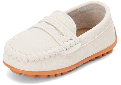 LACOFIA Baby Moccasins Loafer Infant Anti-Slip First Walking Shoes Toddler Slippers