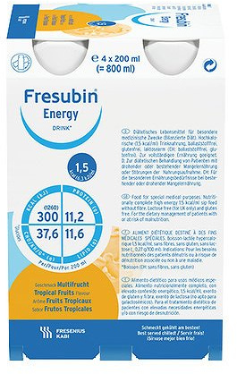 Fresenius Kabi Fresubin Energy Drink Multifrucht Trinkflasche, 6 x 4 x 200 ml, 1er Pack (1 x 5,5 kg)