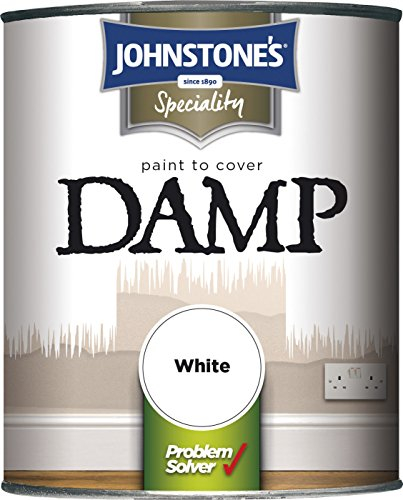 Johnstone's 307955 Paint to Cover Damp White, 750ml