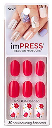 imPRESS Press-On Gel Nails - Boogie Down, 30 Full Well Tips, Matte, 1 Set, 30 Pieces, 1 Pack