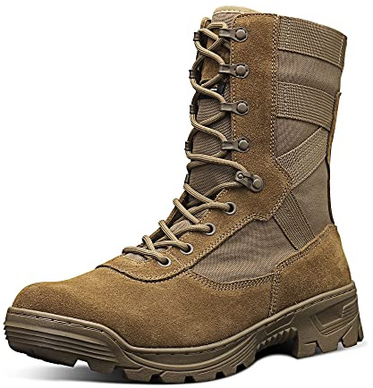 SAILOFO Men's Military Boots lightweight Tactical Boots jungle Hunting Hiking Boots Coyote Brown Size 11.5