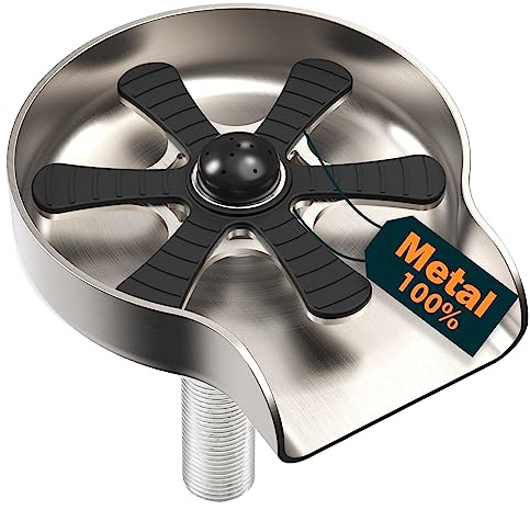 Lava Glas Spray - Rostfritt Stål Massiv Tvättmaskin Tvättmaskin Diskmaskin Glas, Glass Rinser Rengör Spray Glasögon Professionell Bar Tvättställ (6-tassade appar)