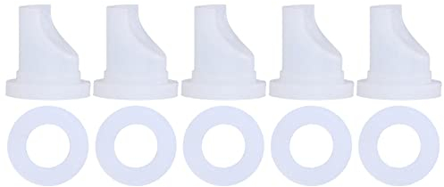 10 Pezzi Set di Valvola di Non Ritorno del Gas e Guarnizioni della Rondella della Birra, Kit di Accessori per Accoppiatore del Barilotto di Birra per la Sostituzione Accoppiatore di Tipo D