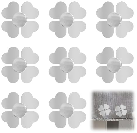 VOSSOT Pesi per Tovaglia da Esterno Pesanti, 8 Pezzi Ferma Tovaglia da Esterno, Magnete per Tovaglia da Esterno, Fermatovaglia da Tavola Magnete Adatto per casa, Ristorante, Matrimonio, Festa