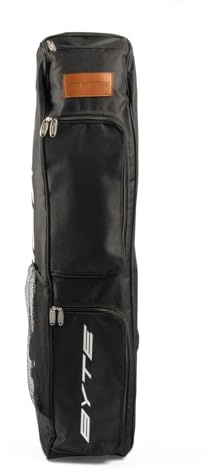 BYTE SX Pro Field Hockey Stick Bag, Black, Multiple Compartments, Padded Backpack Straps