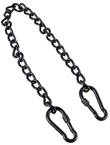 Angoily Chaîne en Acier Inoxydable 66 Cm pour Chaise Hamac, Accessoire Suspendre Extérieur Robuste, Crochet de Balançoire Adapté pour Hamac et Fauteuil Suspendu, Fixation Solide Patio