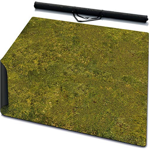 Warzone Studio 3’ x 3’ Rubber Battle Mat: Meadows + Bag