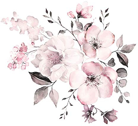 HeziCat Fenstersticker Blumen Töpfe Aufkleber Abziehbild Fenster Glas Wan Dekor Wandtattoo Bordüre Wandaufkleber Wohnzimmer Schlafzimmer Wanddeko