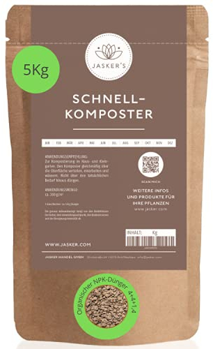 JASKER'S Kompost-Beschleuniger 5 Kg I Optimaler Schnellkomposter Für Alle Kompost-Arten I Kompost Starter Für Die Schnelle Kompostierung Von Abfällen