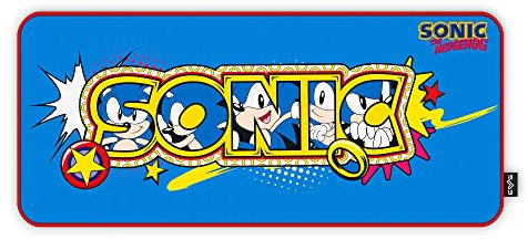 Energy Sistem Gaming Mouse Pad ESG Sonic Classic (XXL, Anti-Slip Rubber Base, Sonic)
