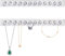 2 piezas soporte para collar, soporte de joyería de pared acrílico, organizador de collar autoadhesivo, gancho de almacenamiento de joyas, utilizado para collares, pendientes