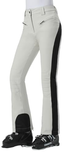 GSOU SNOW Womens Ski Pants Slim Snow Flared Snowboarding Insulated Waterproof Windproof Winter Outdoor Hiking Warm