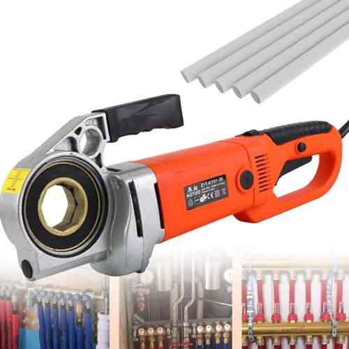 Set for taglio filettato Gamma di filettatura for tubi 25 Rm Filettatrice for tubi 2300W Filettatrice for tubi elettrica 4/6 filiere selezionabili Macchina for taglio filettato Tagliatubi Tagliatubi(6