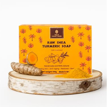 RAW SHEA TURMERIC SOAP