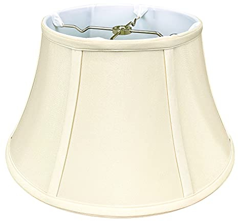 Royal Designs Shallow Drum Bell Billiotte Lamp Shade - Eggshell - 13 x 19 x 11.26