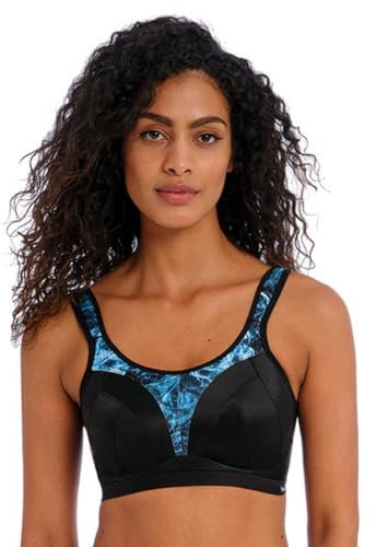 Freya Dynamic Soft Cup Sports Bra Galactic Black 34D