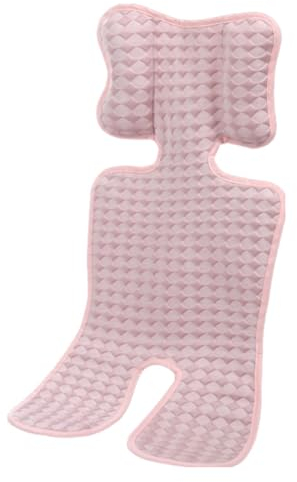 Chaies Cojín de asiento de bebé de verano antisudor para cochecito, portabebés y asiento de coche para bebés y niños, alfombrilla para asiento de niños, transpirable, cojín de asiento para niños