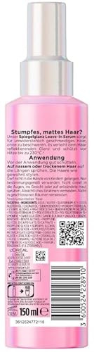L'Oréal Paris Elvital Glycolic Gloss Haarpflege Serum – Glanz-Behandlung mit Glykolsäure für gesundes Haar, 150ml